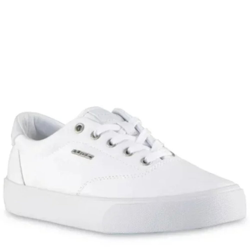 Lugz Flip Oxford White Canvas Sneakers (Women's)